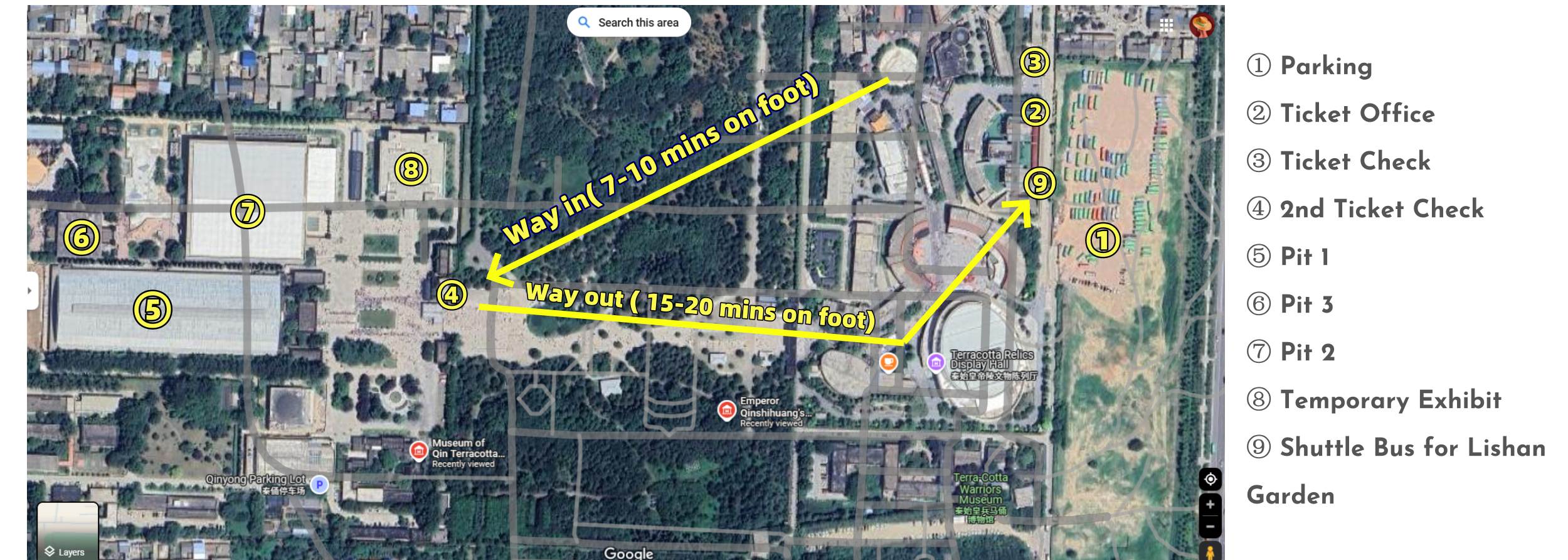 Terracotta Army Map(Supported by Google Map)