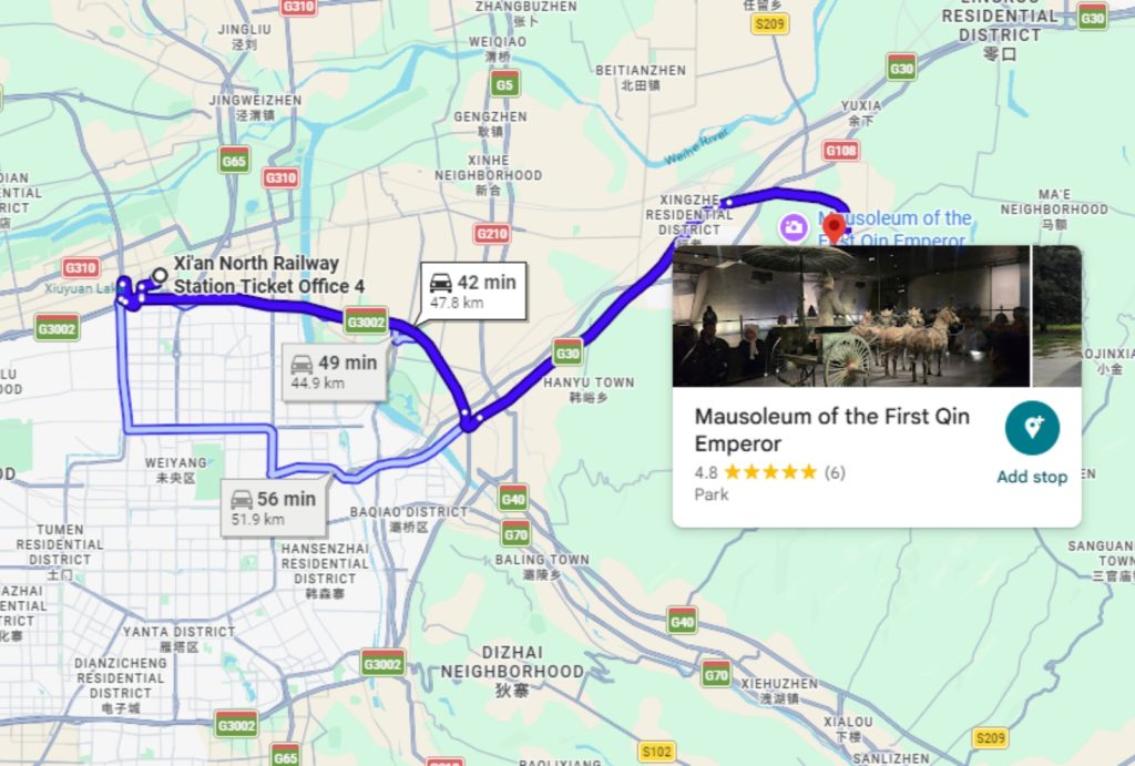 From Xi'an North Station to the Terracotta Army