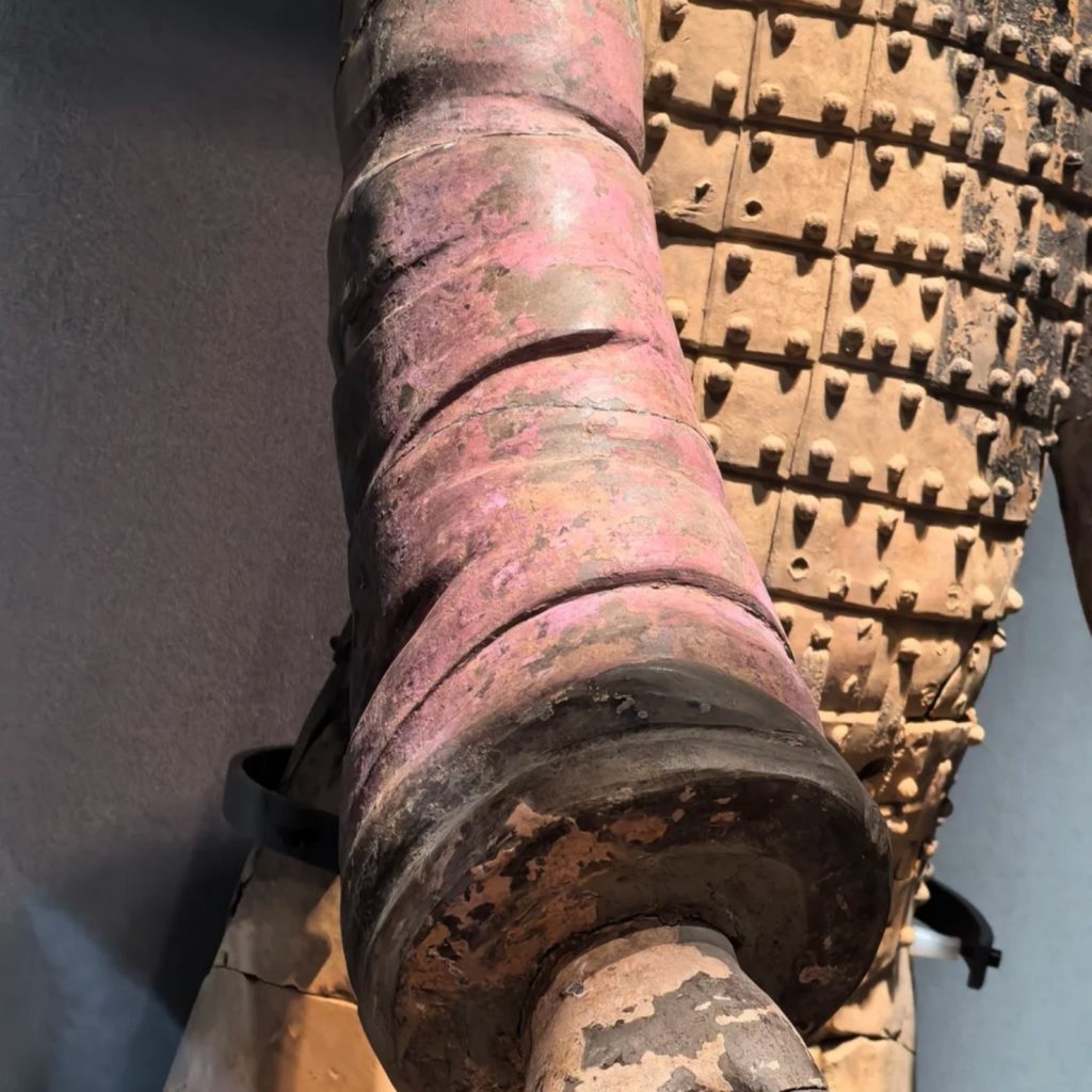 The Purple Sleeves of the Terracotta Warriors
