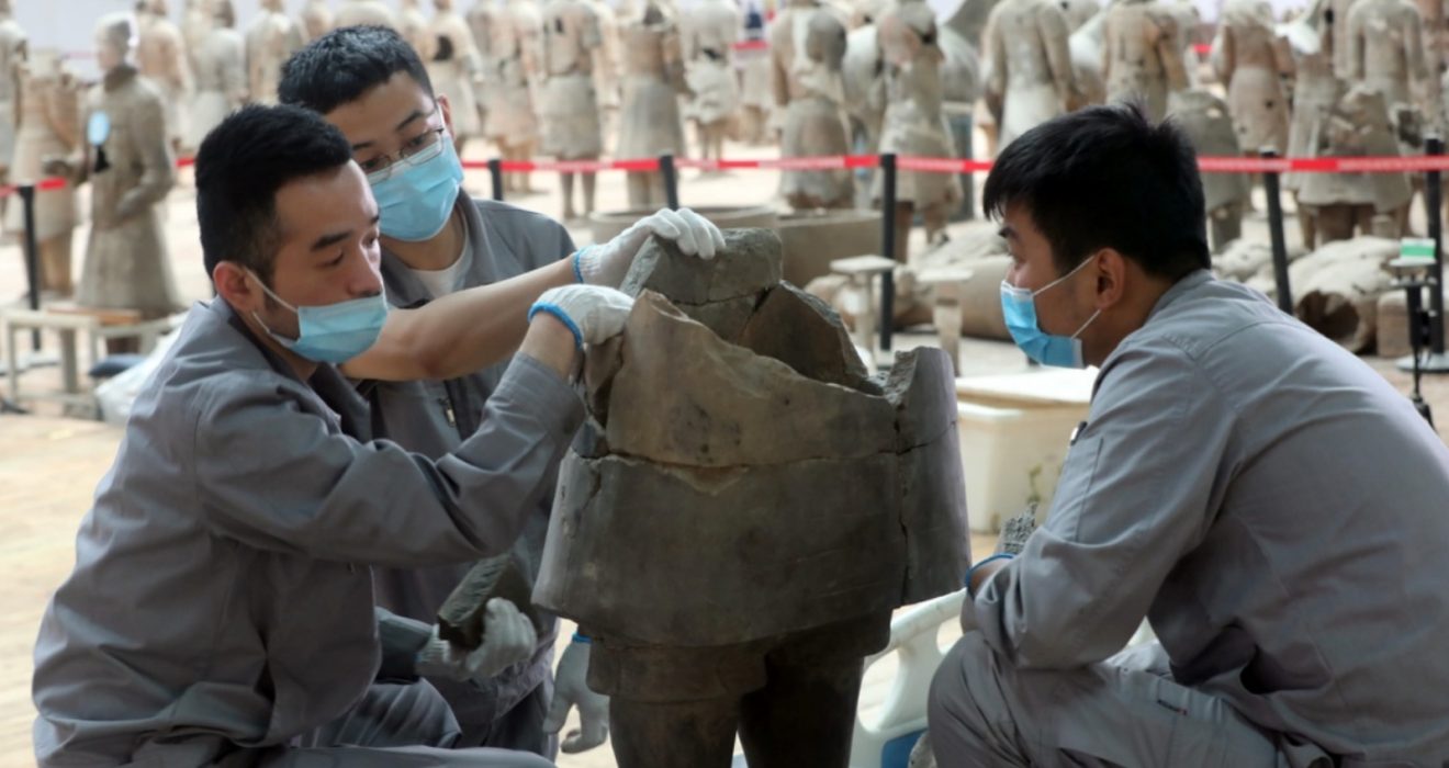 How Do Archaeologists Restore Broken Terracotta Warriors?