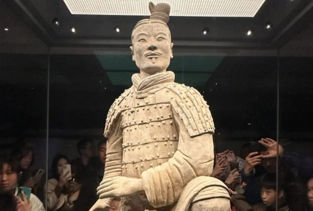 Kneeling Archer Figurine